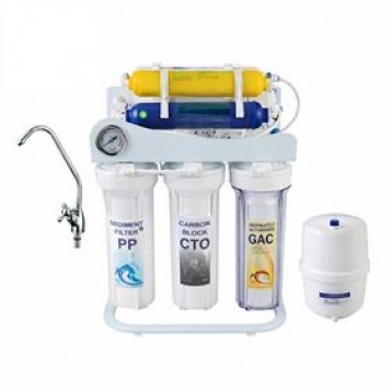 Stație de filtrare cu osmoză inversă, 6 trepte, fara pompă, cu mineralizare