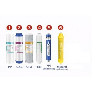 Stație de filtrare cu osmoză inversă, 6 trepte, fara pompă, cu mineralizare-1