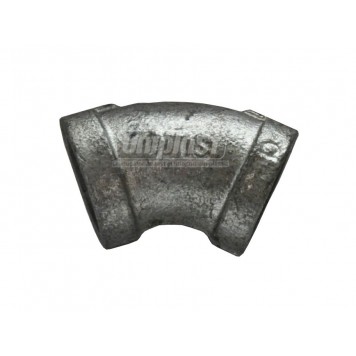 Cot fontă 1"1/4 galv 45° HY