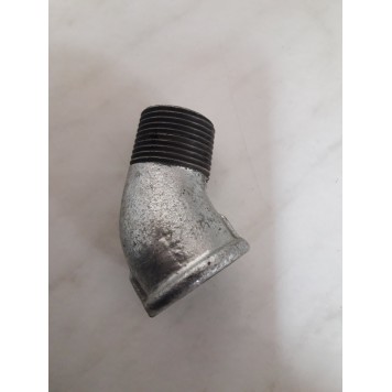 Cot fontă 3/4" galv 45° HY FM