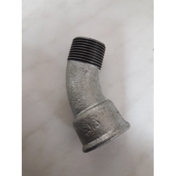 Cot fontă 3/4" galv 45° HY FM lung