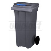 Cos pentru transportarea deseurilor 120 L pe roti (gri inchis) UNI Cos pentru transportarea deseurilor 120 L pe roti (gri inchis) UNI